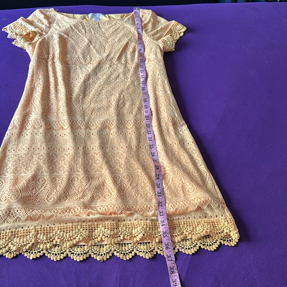 🌻FOR BUNDLES ONLY🌻London Times Yellow Lace Dress - Picture 10 of 11
